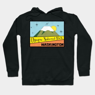 Olympic National Park Washington Retro Hoodie